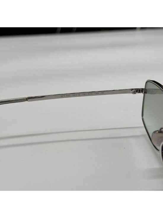 Prada PRA60S 1BC80G Unisex Silver Square Sunglasses Authentic NEW main image 8